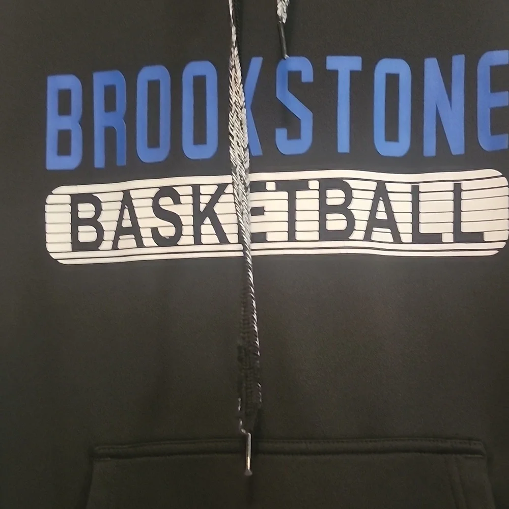 Adidas Black and Blue Basketball Hoodie